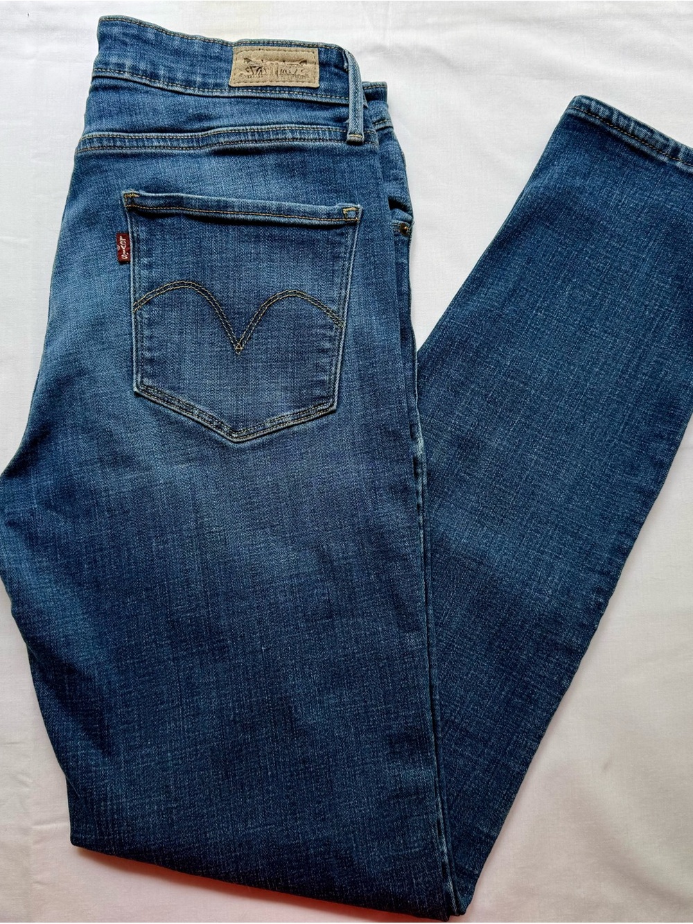 Levi's Skinny Jeans in Blue Wash